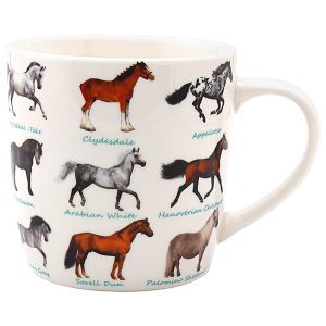 Horses Fine China Mug
