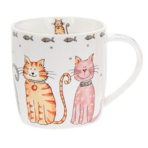 Faithful Friends Cat Mug