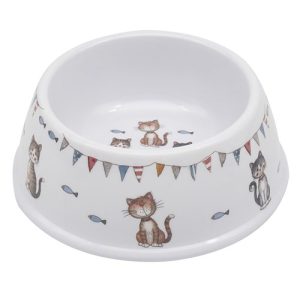 Faithful Friends Cat Bowl