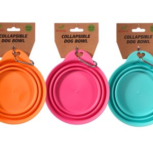 Collapsible Dog Bowl with Clip