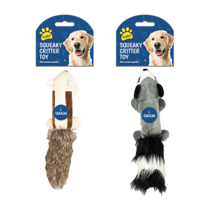 Squeaky Critter Dog Toy